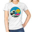 The Great Pop Wave - Womens T-Shirts RIPT Apparel Small / White