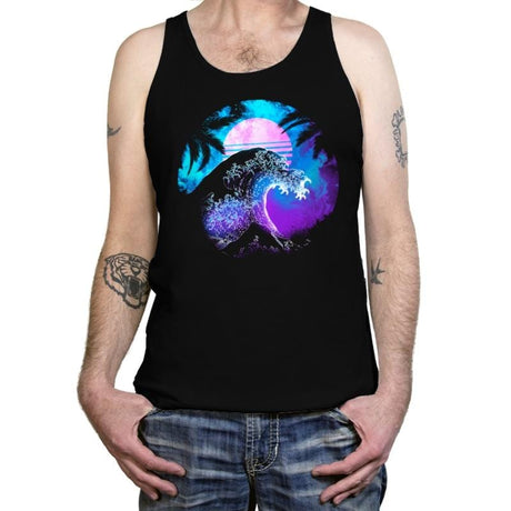 The Great Retrowave Orb - Tanktop Tanktop RIPT Apparel X-Small / Black