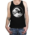 The Great Steamboat Off Kanagawa - Tanktop Tanktop RIPT Apparel X-Small / Black