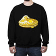 The Great Waffle and Hunny - Crew Neck Sweatshirt Crew Neck Sweatshirt RIPT Apparel Small / Black