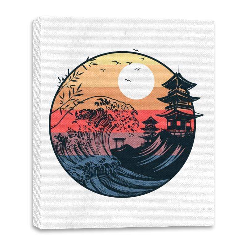 The Great Wave - Canvas Wraps Canvas Wraps RIPT Apparel 16x20 / White