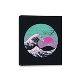 The Great Wave Vapor Aesthetics - Canvas Wraps Canvas Wraps RIPT Apparel 8x10 / Black