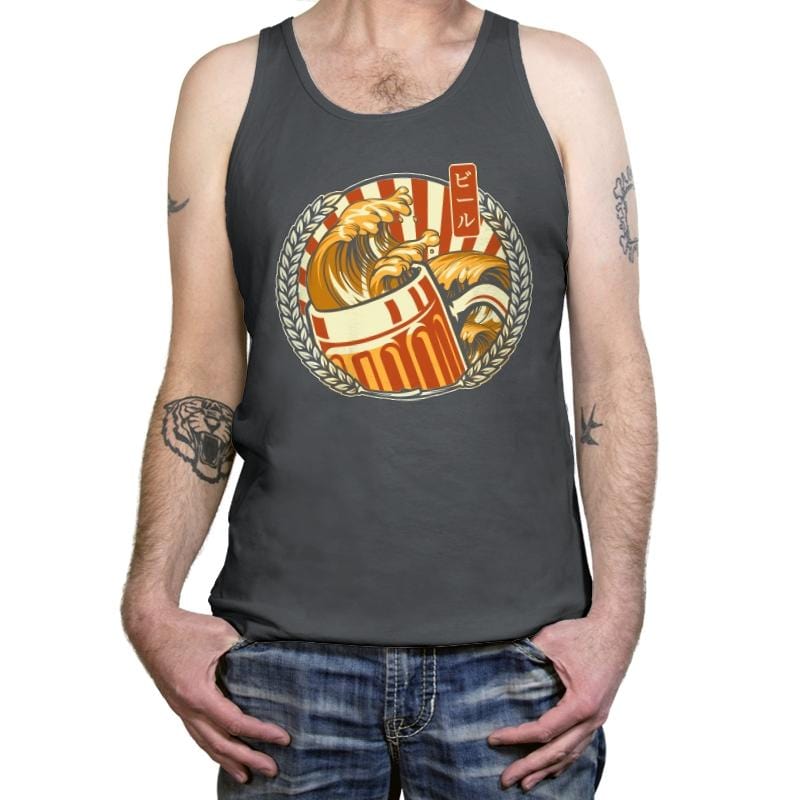 The Greatest Wave - Tanktop Tanktop RIPT Apparel X-Small / Asphalt