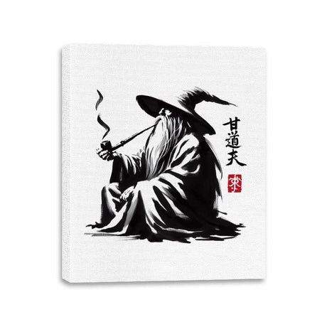 The Grey Wizard - Canvas Wraps Canvas Wraps RIPT Apparel 11x14 / White