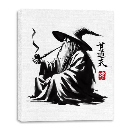 The Grey Wizard - Canvas Wraps Canvas Wraps RIPT Apparel 16x20 / White