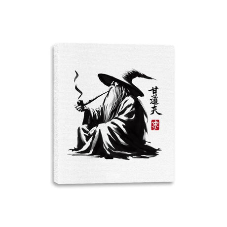 The Grey Wizard - Canvas Wraps Canvas Wraps RIPT Apparel 8x10 / White