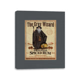 The Grey Wizard - Spiced Rum - Canvas Wraps Canvas Wraps RIPT Apparel 11x14 / Charcoal