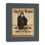 The Grey Wizard - Spiced Rum - Canvas Wraps Canvas Wraps RIPT Apparel 16x20 / Charcoal