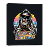 The Grim Rapper - Canvas Wraps Canvas Wraps RIPT Apparel 16x20 / Black