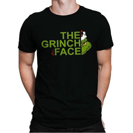 The Grinch Face - Mens Premium T-Shirts RIPT Apparel Small / Black