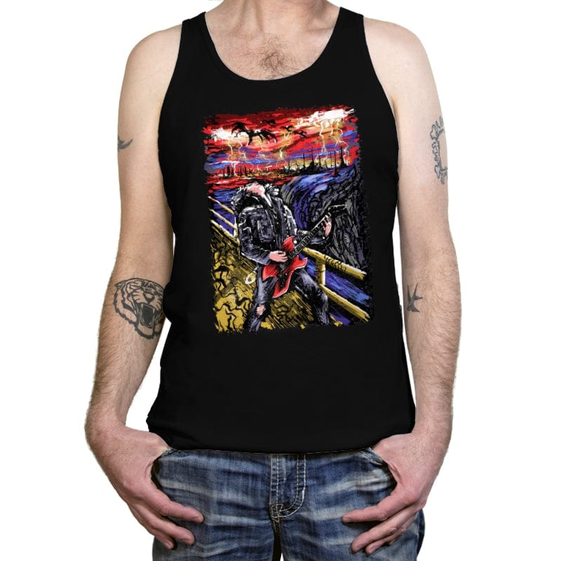 The Guitar Scream - Tanktop Tanktop RIPT Apparel X-Small / Black