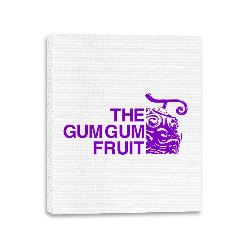 The Gum Gum Fruit - Canvas Wraps Canvas Wraps RIPT Apparel 11x14 / White