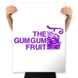 The Gum Gum Fruit - Prints Posters RIPT Apparel 18x24 / White