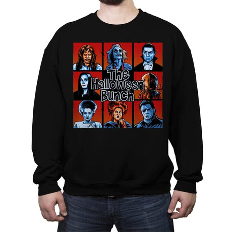 The Halloween Bunch - Crew Neck Sweatshirt Crew Neck Sweatshirt RIPT Apparel Small / Black