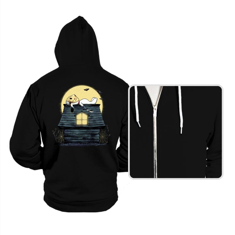 The Haunted Dog Mansion - Hoodies Hoodies RIPT Apparel Small / Black