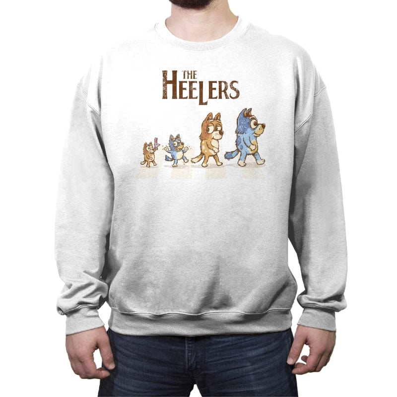 The Heelers - Crew Neck Sweatshirt Crew Neck Sweatshirt RIPT Apparel Small / White