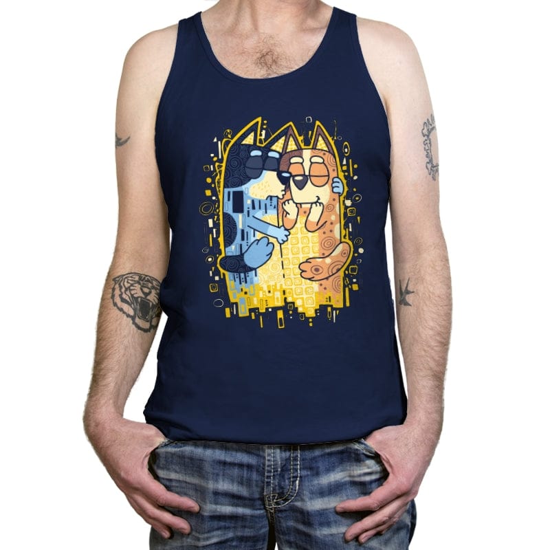 The Heelers Kiss - Tanktop Tanktop RIPT Apparel X-Small / Navy