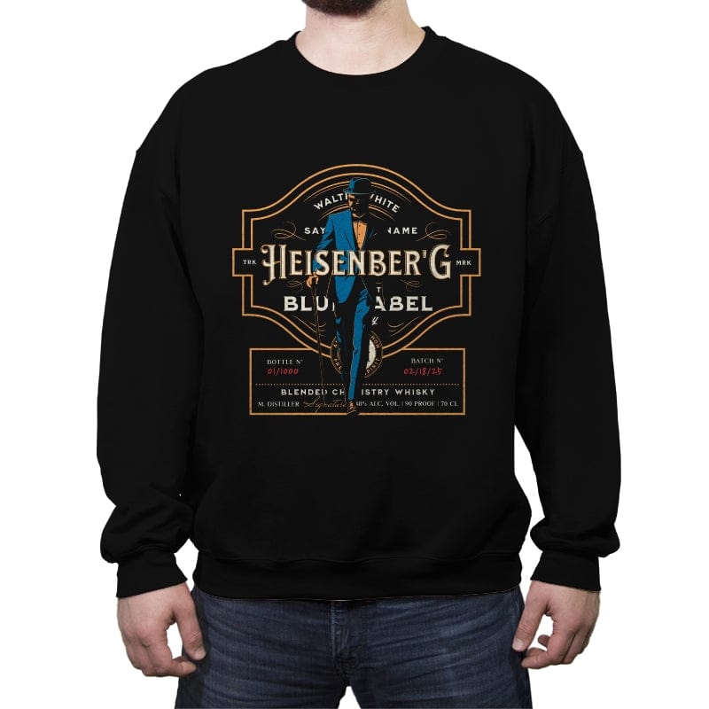 The Heisenberg - Blue Label T-Shirt - Crew Neck Sweatshirt