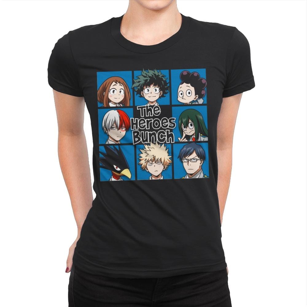 The Heroes Bunch - Womens Premium T-Shirts RIPT Apparel Small / Black