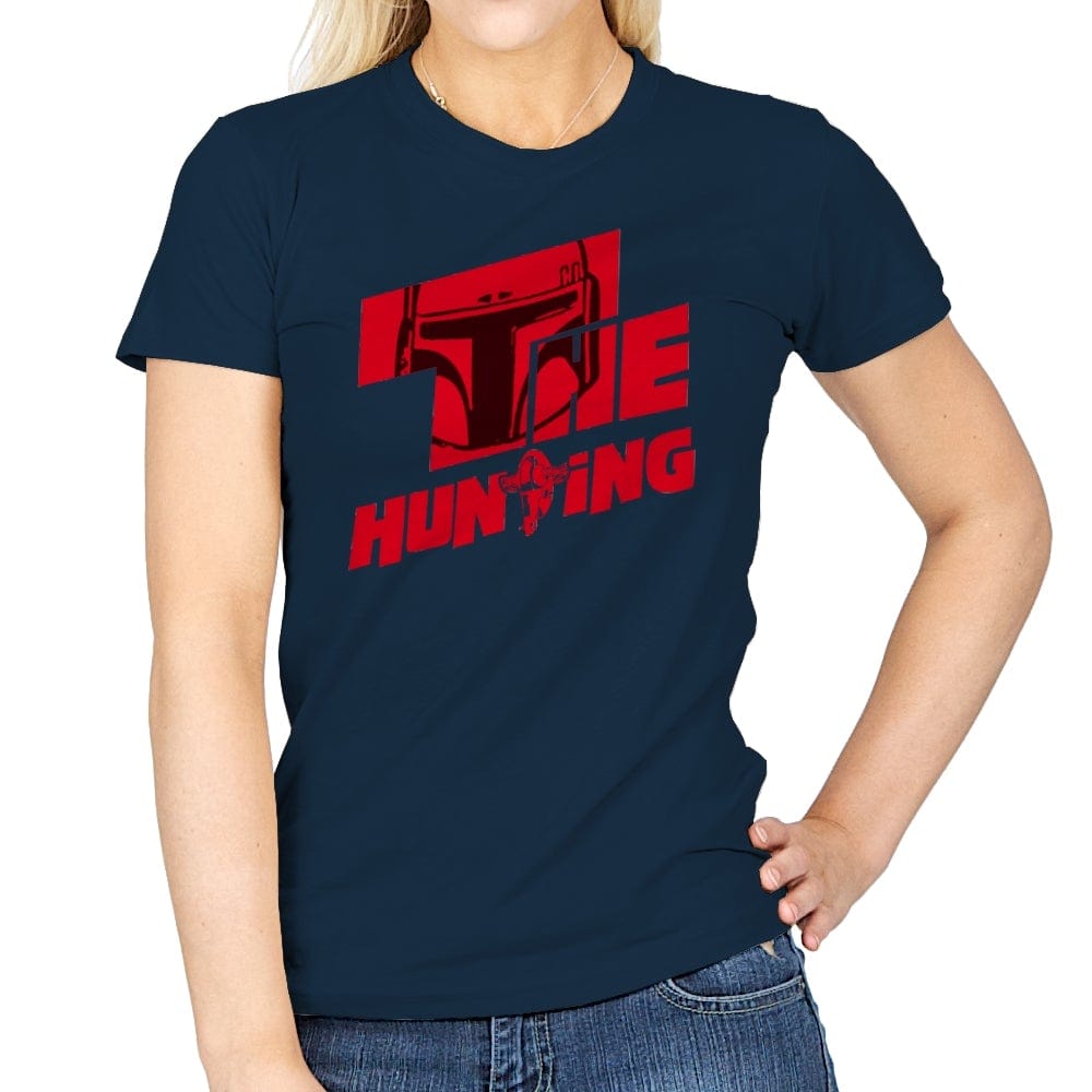 The Hunting - Womens T-Shirts RIPT Apparel Small / Navy