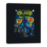 The Incredible Alien - Canvas Wraps Canvas Wraps RIPT Apparel 16x20 / Black