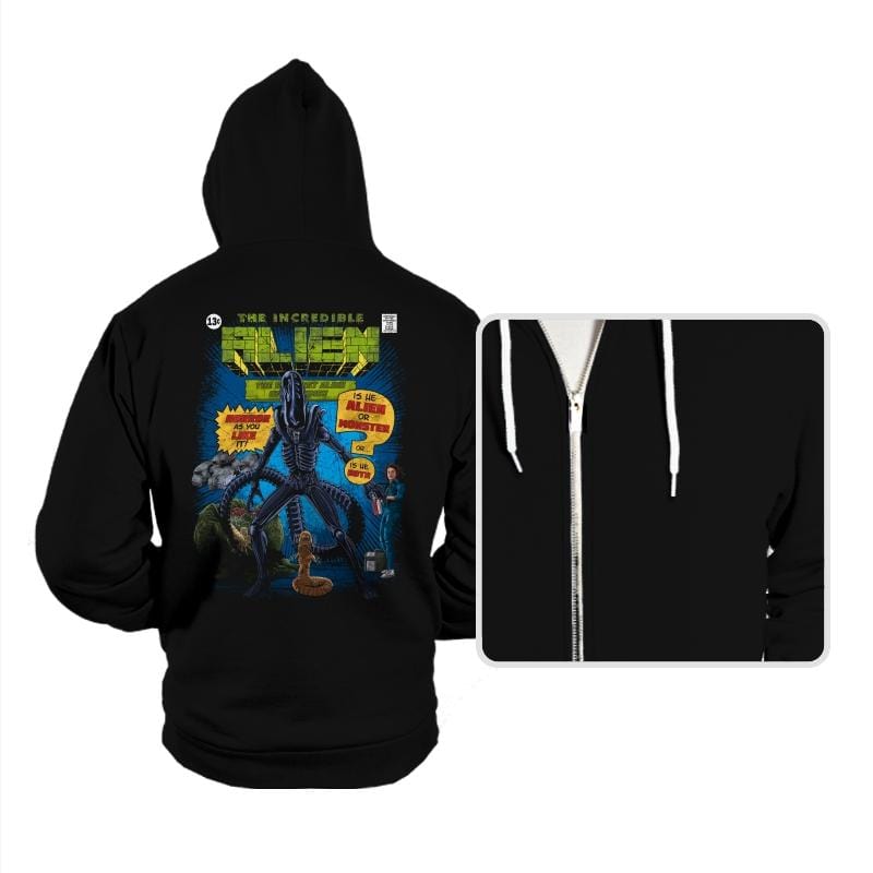 The Incredible Alien - Hoodies Hoodies RIPT Apparel Small / Black