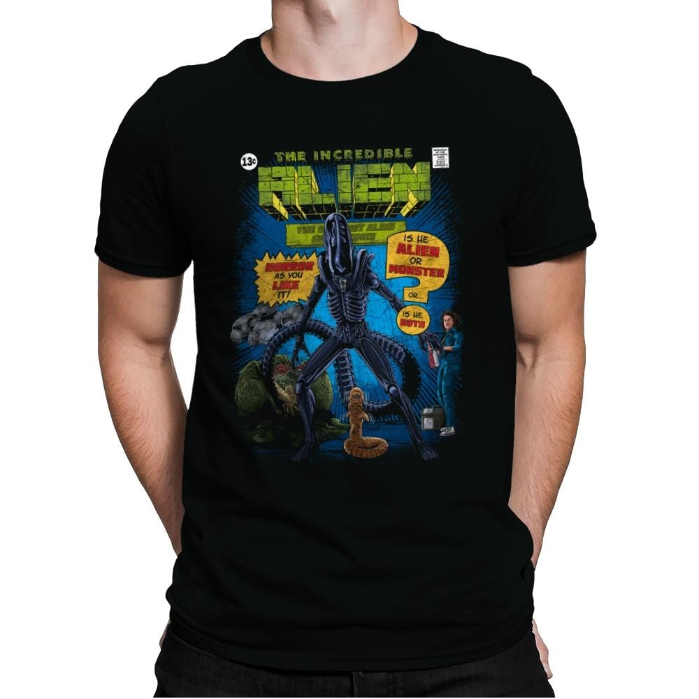 The Incredible Alien - Mens Premium T-Shirts RIPT Apparel Small / Black