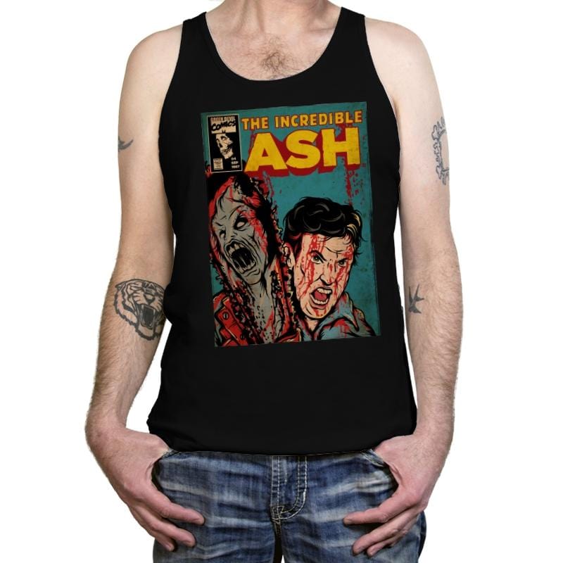 The Incredible Ash - Tanktop Tanktop RIPT Apparel X-Small / Black