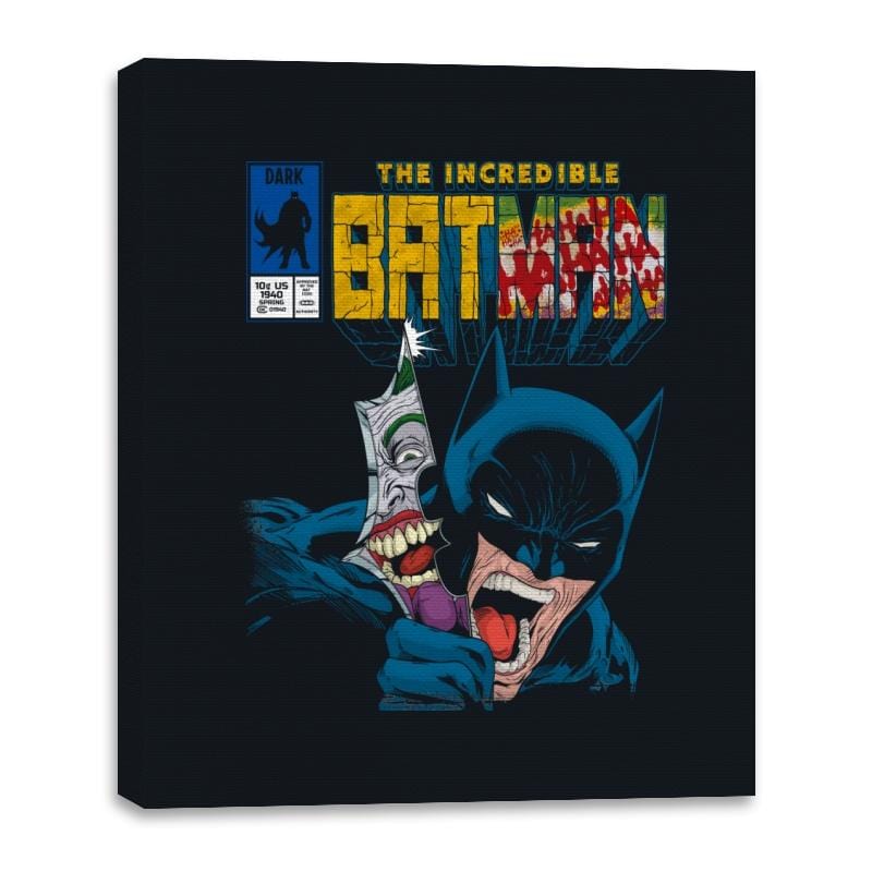 The Incredible Bat - Canvas Wraps Canvas Wraps RIPT Apparel