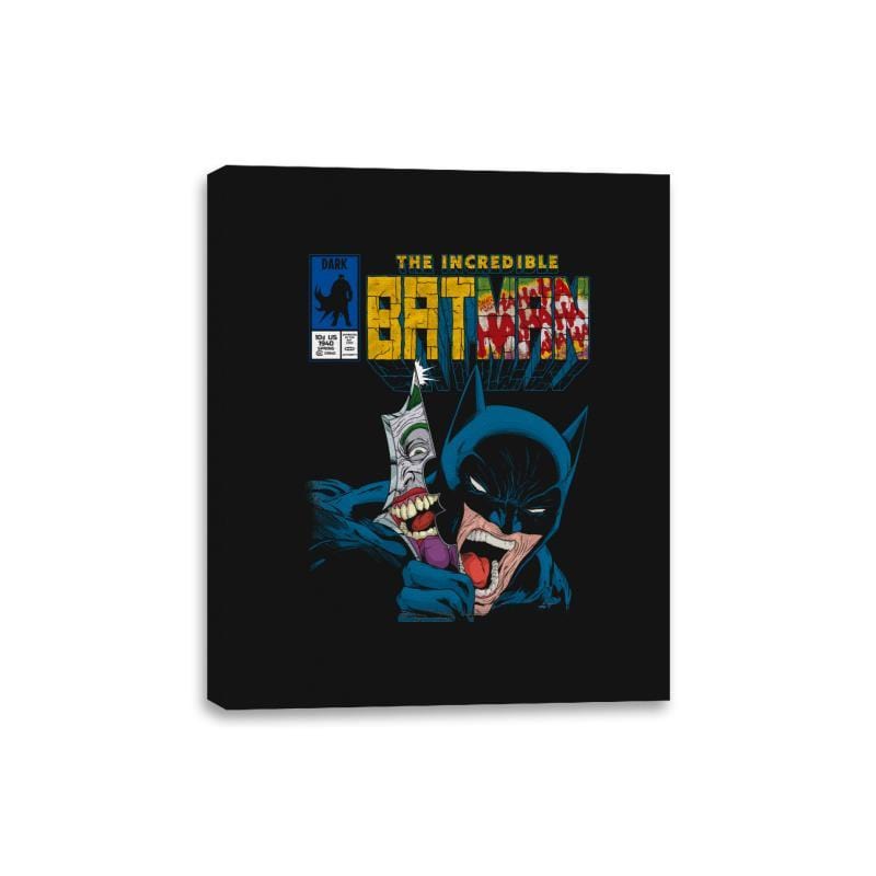 The Incredible Bat - Canvas Wraps Canvas Wraps RIPT Apparel 8x10 / Black