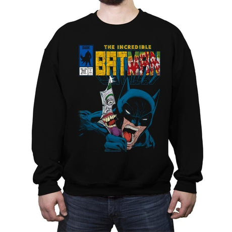 The Incredible Bat - Crew Neck Sweatshirt Crew Neck Sweatshirt RIPT Apparel