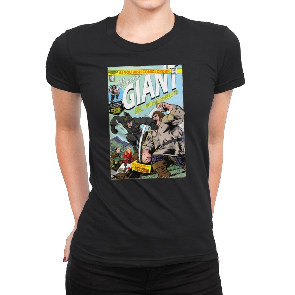 The Incredible Giant - Womens Premium T-Shirts RIPT Apparel Small / Black