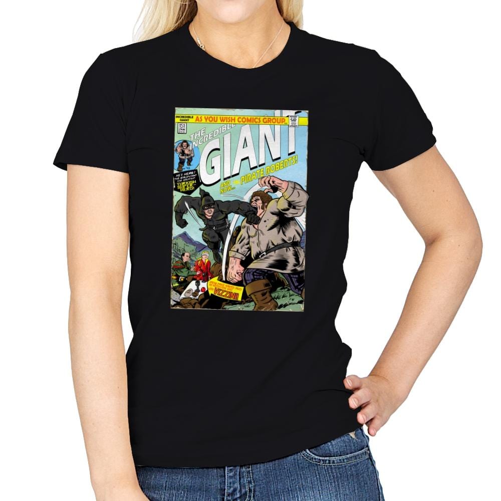 The Incredible Giant - Womens T-Shirts RIPT Apparel Small / Black