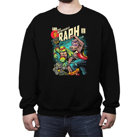 The Incredible Raph  - Crew Neck Sweatshirt Crew Neck Sweatshirt RIPT Apparel Small / Black