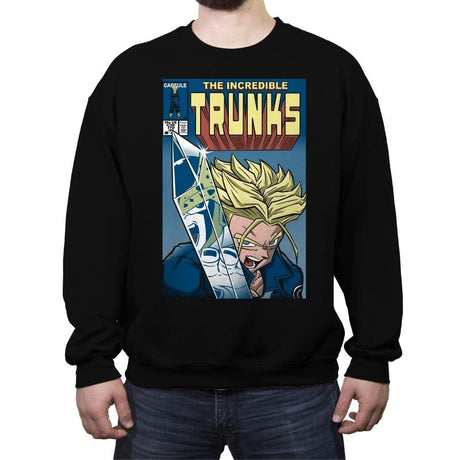 The Incredible Trunks - Crew Neck Sweatshirt Crew Neck Sweatshirt RIPT Apparel Small / Black