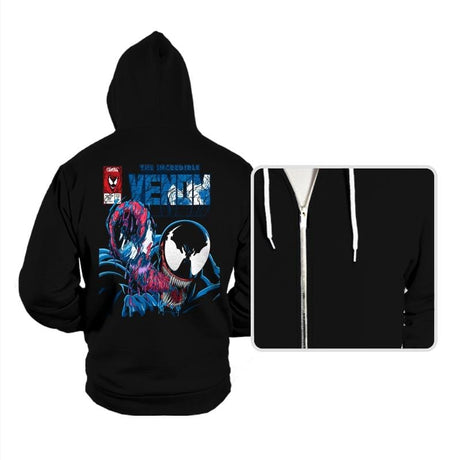 The Incredible Venom - Hoodies Hoodies RIPT Apparel Small / Black