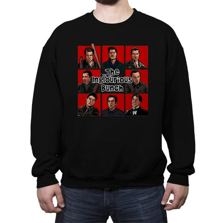 The  Inglourious Bunch - Crew Neck Sweatshirt Crew Neck Sweatshirt RIPT Apparel Small / Black