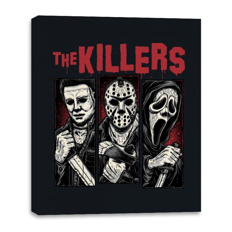 The Killers - Canvas Wraps Canvas Wraps RIPT Apparel 16x20 / Black