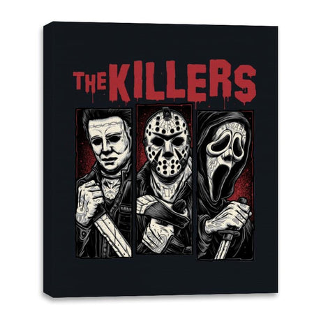 The Killers - Canvas Wraps Canvas Wraps RIPT Apparel 16x20 / Black