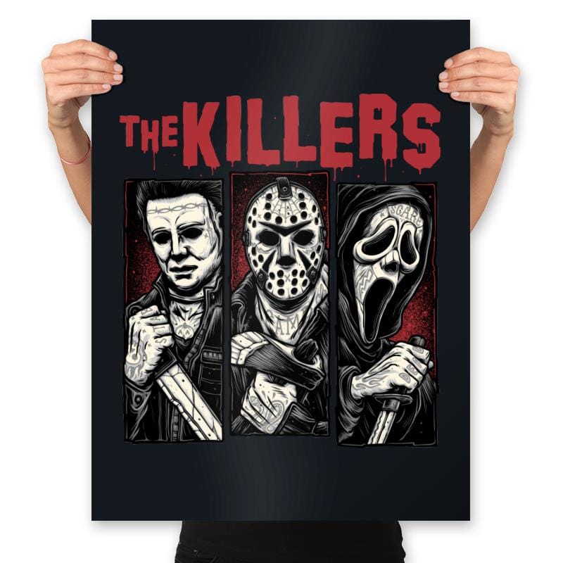 The Killers - Prints Posters RIPT Apparel 18x24 / Black