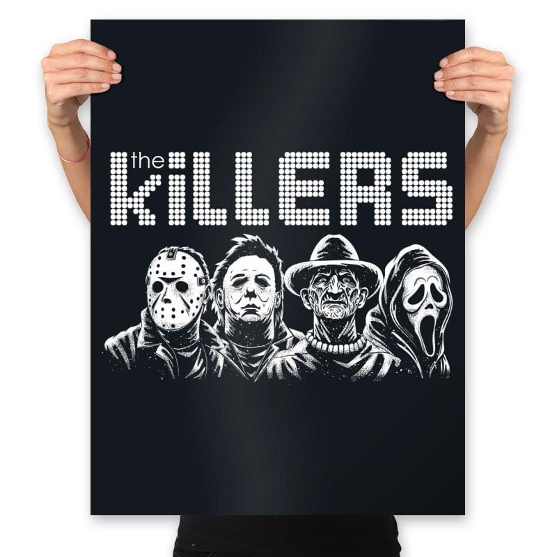 The Killers - Prints Posters RIPT Apparel 18x24 / Black