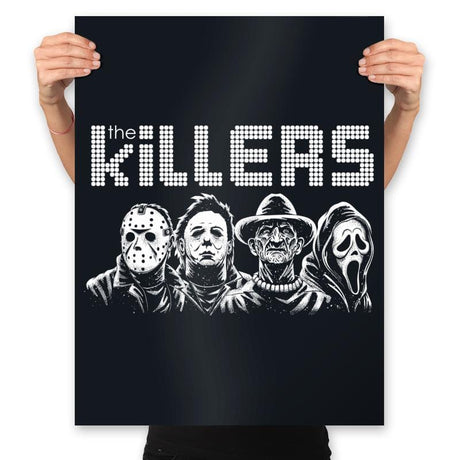 The Killers - Prints Posters RIPT Apparel 18x24 / Black