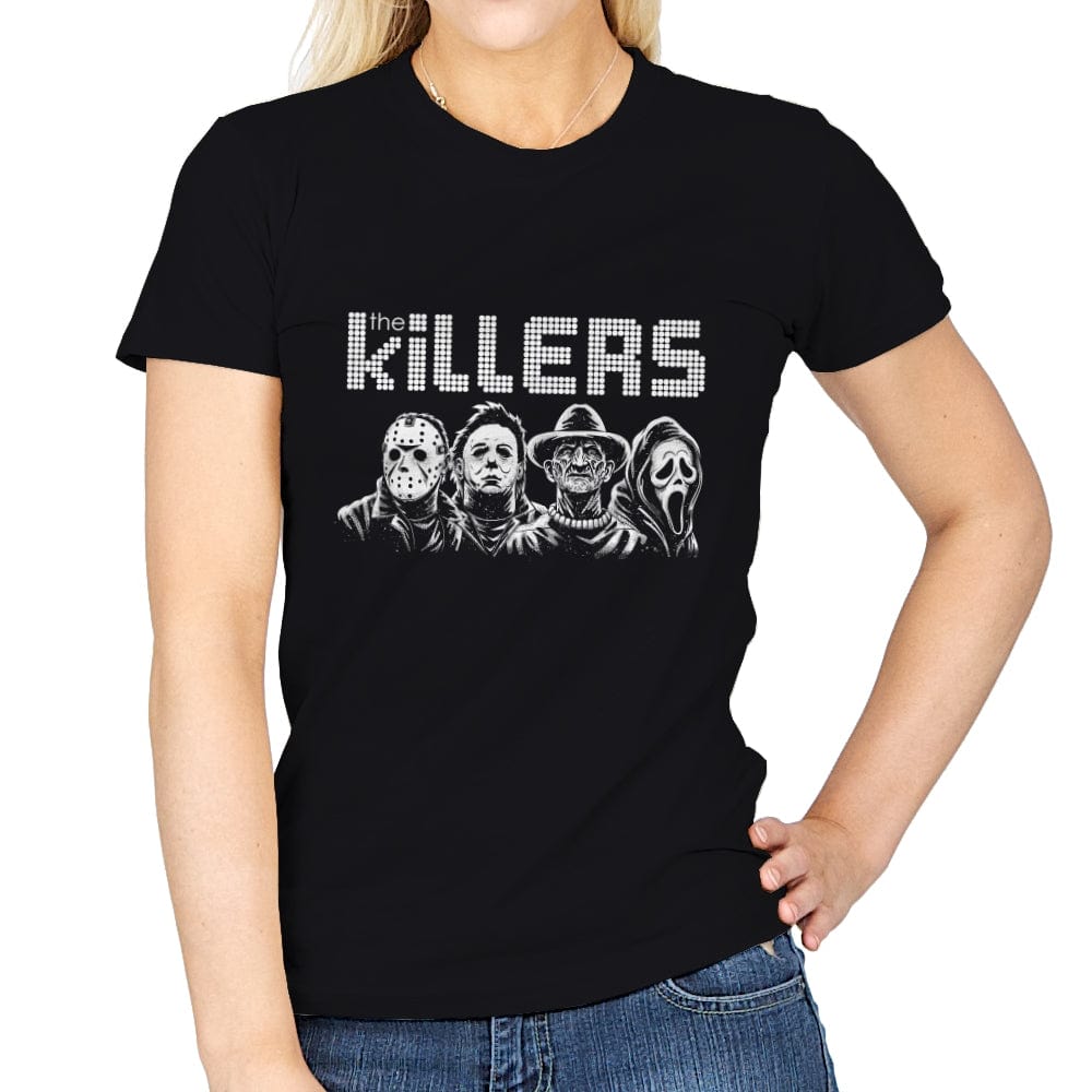 The Killers - Womens T-Shirts RIPT Apparel Small / Black