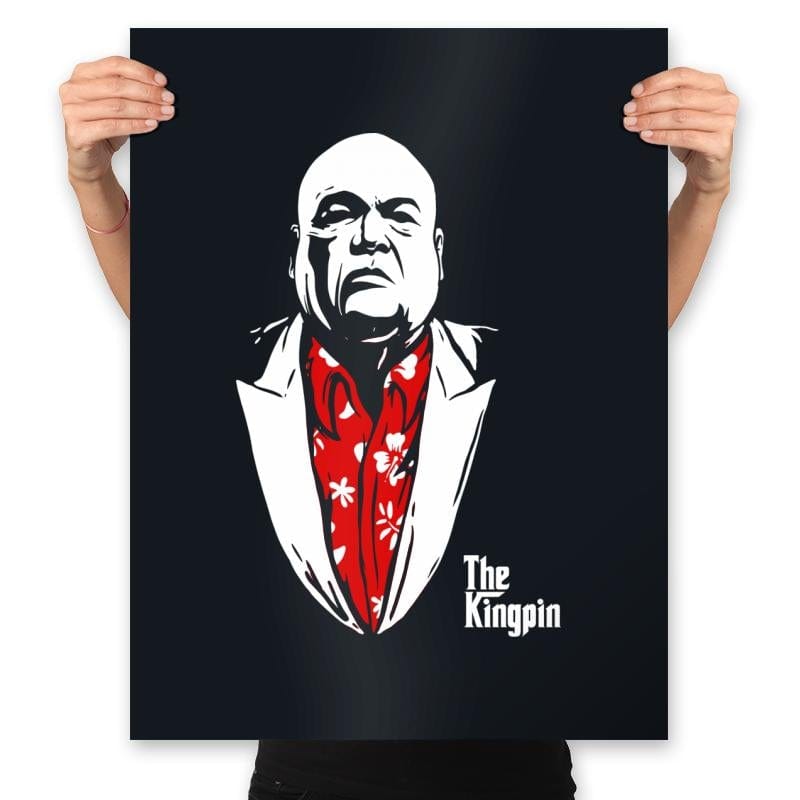 The Kingpin - Prints Posters RIPT Apparel 18x24 / Black