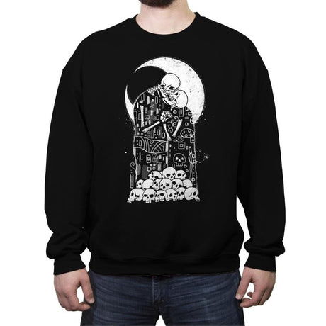 The Kiss of Death - Crew Neck Sweatshirt Crew Neck Sweatshirt RIPT Apparel