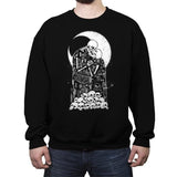 The Kiss of Death - Crew Neck Sweatshirt Crew Neck Sweatshirt RIPT Apparel Small / Black