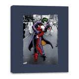 The Kissing Joke - Canvas Wraps Canvas Wraps RIPT Apparel 16x20 / Navy