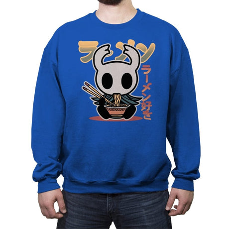 The Knight loves Ramen Too - Crew Neck Sweatshirt Crew Neck Sweatshirt RIPT Apparel Small / Royal