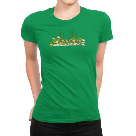 The Last Meal - Despicable Tees - Womens Premium T-Shirts RIPT Apparel Small / Kelly Green