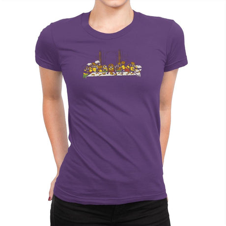 The Last Meal - Despicable Tees - Womens Premium T-Shirts RIPT Apparel Small / Purple Rush